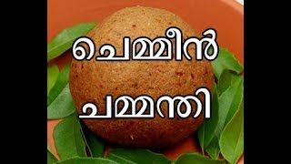 How to make Chemmeen Chammanthi  ചെമ്മീന്‍ ചമ്മന്തി [upl. by Herbie378]