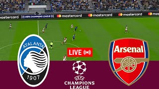 LIVE Atalanta vs Arsenal UEFA Champions League 2425 Full Match  VideoGame Simulation [upl. by Nivan872]