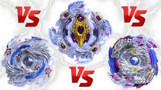 BLOODY LONGINUS vs NIGHTMARE LONGINUS vs LOST LONGINUS  Beyblade Burst Super Z Chouzetsu [upl. by Nryhtak]