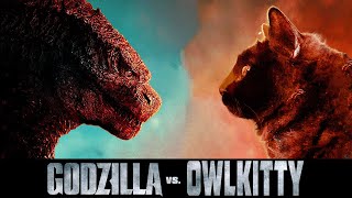 Godzilla vs Cat OwlKitty Parody [upl. by Butterworth724]