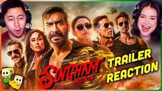 SINGHAM AGAIN Trailer Reaction  A Rohit Shetty Cop Universe [upl. by Stover]