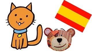 Pets for kids in spanish  Sound and names [upl. by Tootsie]