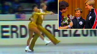 Torvill amp Dean 🥇 1982 World Figure Skating Ice Dance 🎵 Mack and Mabel 🇬🇧📺 [upl. by Yila614]