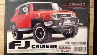 Tamiya CC01 FJ Cruiser Unboxing [upl. by Nets]