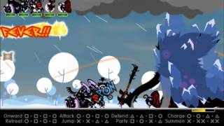 Patapon 3 Boss Manboth Lord of the Snow Field 5 w Jamsch [upl. by Peddada]