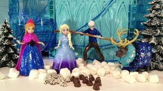 Elsa and Jack Frost from Rise of the Guardians Movie make Candy for Olaf [upl. by Riess]