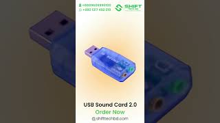 USB Sound Card Volium 2 0 I shifttechbd [upl. by Ecerahs142]