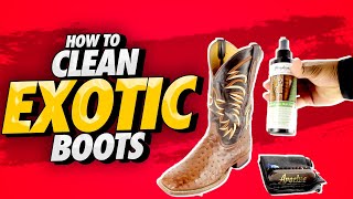 How To Clean Exotic Cowboy Boots [upl. by Lot]