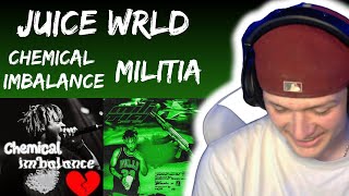 PIERRE BOURNE X JUICE Juice WRLD  Chemical Imbalance  Militia Unreleased REACTION [upl. by Gill169]