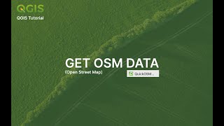 QGIS Tutorial Series  Get OSM data [upl. by Takashi687]