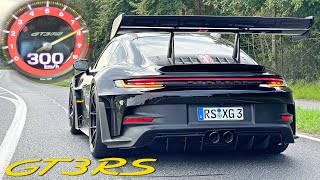 Porsche 992 GT3 RS  0300 TOP SPEED POV amp SOUND [upl. by Attolrac139]