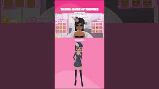 Dress To Impress Theme Game of Thrones custom makeup and VIP roblox dti [upl. by Mcnalley190]