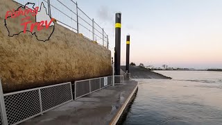 Fishing the River Street Boat Ramp Mackay [upl. by Idnerb956]