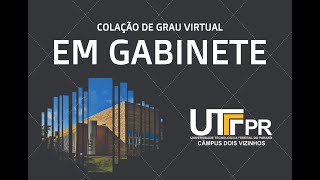 Colação de Grau em Gabinete Virtual  09022024 [upl. by Ibloc]