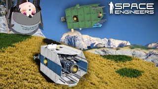 This Flying Tonk Ship is Designed for Raids Space Engineers [upl. by Nohsyar]