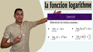 fonction logarithme 2 bac exercices corrigés  limites de fonctions logarithme 2 bac exercices [upl. by Cindi]