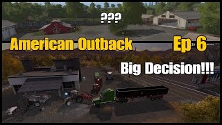 Lets Play Farming Simulator 17 PS4 American Outback Ep 6 BIG DECISION [upl. by Edalb]