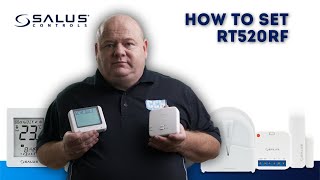 How To Set Salus RT520RF Programmable Room Thermostat StepbyStep Guide [upl. by Landel]