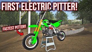 NEW ELECTRIC PITTER IS NOW THE FASTEST PITBIKE IN MX BIKES HISTORY [upl. by Asilav]