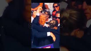 Donald Trump rushed off stage after apparent shots fired at his rally  Top G 🥶 shorts trump tate [upl. by Leahkim652]