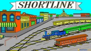 Shortline Railroad gameplay PC Game 1992 [upl. by Angelita]