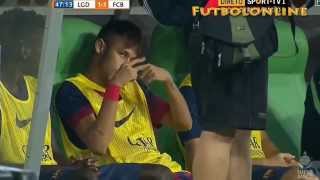 Debut de Neymar pidiendo salir todas sus judadas del partido [upl. by Normandy432]