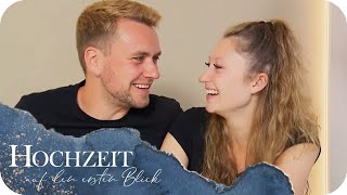 Die erste gemeinsame Nacht  Jaqueline amp Peter sind glücklich  Hochzeit auf den ersten Blick  SAT1 [upl. by Garris]