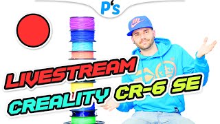 CREALITY CR6 SE UNBOXING  erster Druck [upl. by Anaitsirhc]