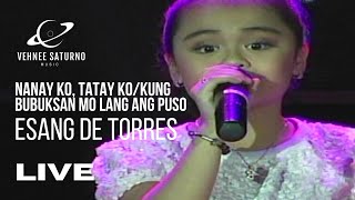 Esang De Torres  Nanay Ko Tatay KoKung Bubuksan Mo Lang Ang Puso LIVE [upl. by Cohbath]