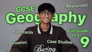 How to get a GRADE 9 in GCSE Geography with resources [upl. by Lhok]