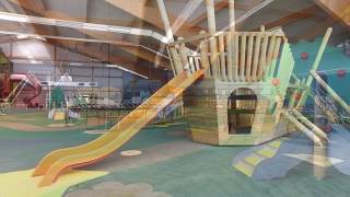 1200 m² IndoorSpielplatz im Familotel Sonnenhügel Bad Kissingen Bayern [upl. by Hills]