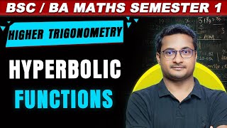 Hyperbolic Functions  Higher Trigonometry  BSc math Hons  semester 1  by Thakur Sir [upl. by Aletta182]