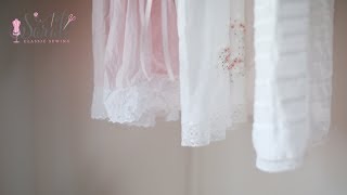 How to sew lace or trim to the hem of a dress [upl. by Stoller340]