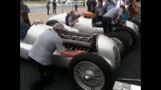 Motorsound Mercedes Silberpfeil W 25 1934 bis 1936 [upl. by Yatnwahs]