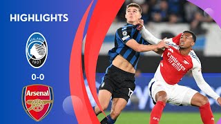 Atalanta 00 Arsenal Raya Saves Retegui Penalty in Stalemate [upl. by September698]