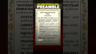 The Preamble The soul of Indias Constitution shorts india youtube [upl. by Michella]