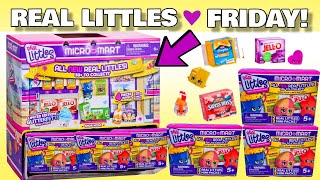 REAL LITTLES FRIDAYS UNBOXING Shopkins Real Littles Micro Mart Blind Bag Toy Opening [upl. by Violetta]