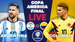 ARGENTINA VS COLOMBIA LIVE  COPA AMERICA 2024 FINAL LIVE [upl. by Marcellina704]