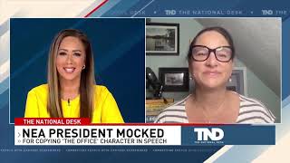 NEA President Speech Backlash  Erika Sanzi The National Desk 71224 [upl. by Chapin]