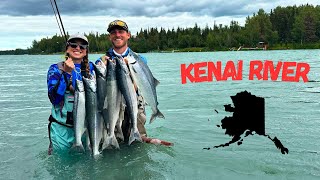 Flossing the Best Tasting Salmon in the WORLD Kenai River Sockeye Fishing [upl. by Anitsugua]