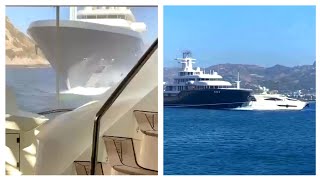 Super Yacht accident in Bodrum [upl. by Lee]