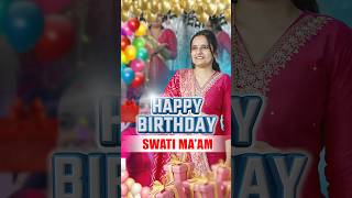 🎉Happy Birthday 🎂 Swati Maam  Rankers Gurukul shorts happybirthday swatimam [upl. by Emmeram]