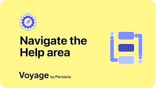 Navigate the Help area  Personio [upl. by Ymirej683]