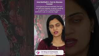 How Bartholins Cyst amp Abscess Formed in Hindi  By Dr Mayuri Kothiwala [upl. by Pfeffer]