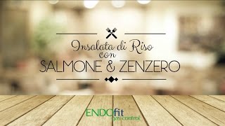 Ricetta contro il meteorismo Insalata di Riso con Salmone e Zenzero  ForumSalute [upl. by Alethia]