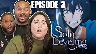 The Game Has Begun Solo Leveling Episode 3 Reaction  First Time Watching [upl. by Zurciram]