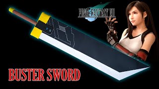 Real Buster Sword Final Fantasy VII  How to make paper Cloud sword Final Fantasy 7 [upl. by Trueman]