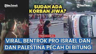 Breaking News  Massa Pendukung Israel dan Pro Palestina Bentrok Di Bitung Sulawesi Utara [upl. by Yasui]