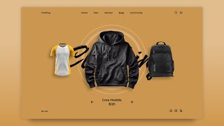 Responsive Clothing Website Design Using HTML CSS And JavaScript [upl. by Rett]