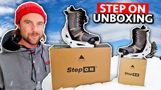 Unboxing Burton Step On Snowboard Bindings [upl. by Nam736]